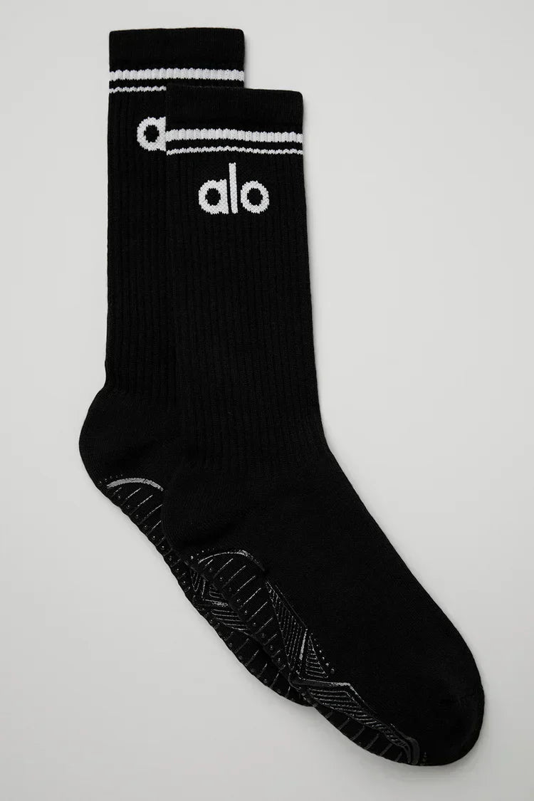 Retro bar socks for women - black