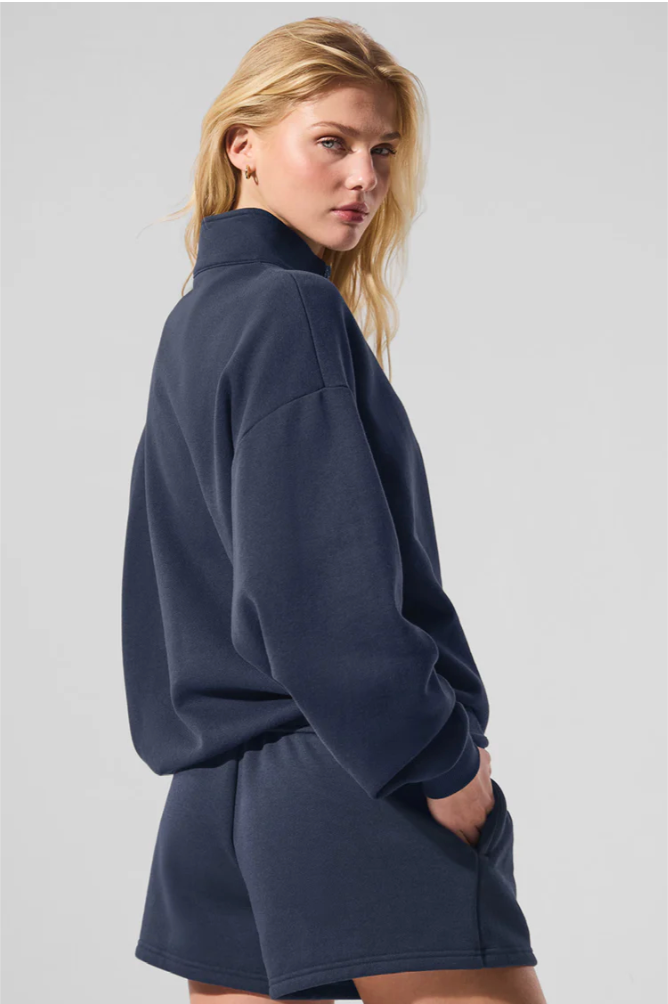 Accolade sweater with 1/4 zip