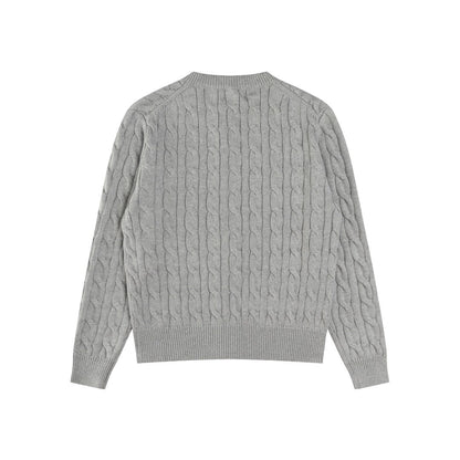CABLE-KNIT COTTON CARDIGAN