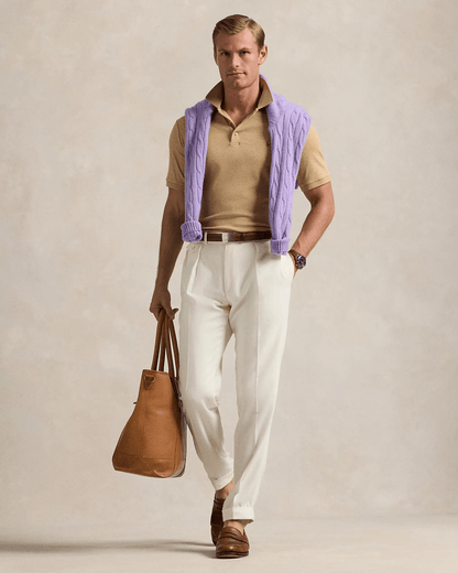 SOFT COTTON POLO – BEIGE