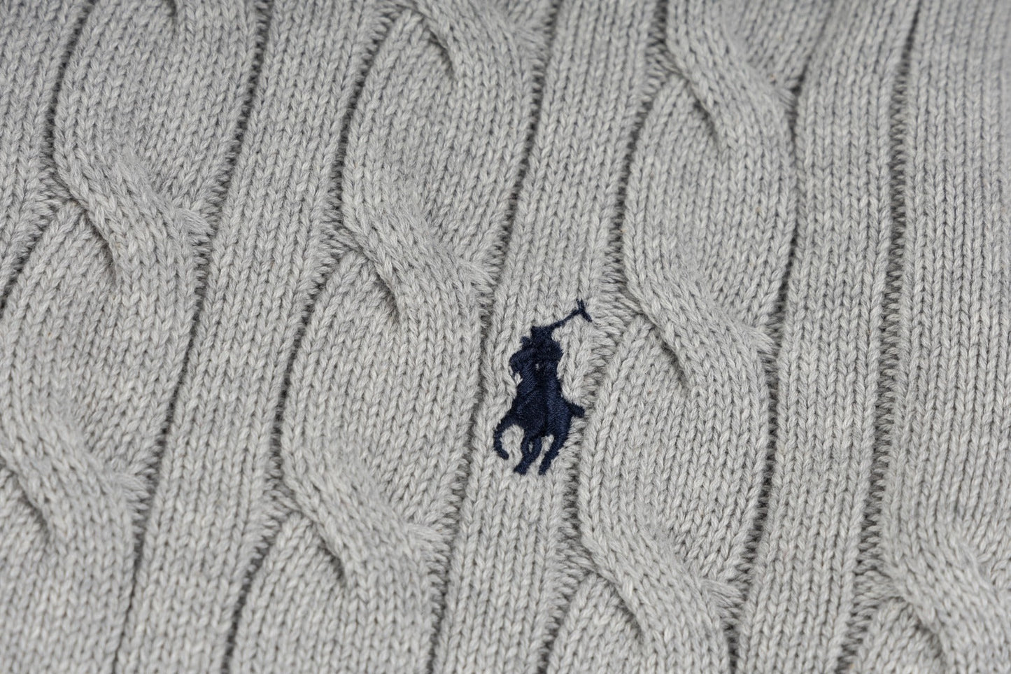 CABLE-KNIT COTTON CARDIGAN