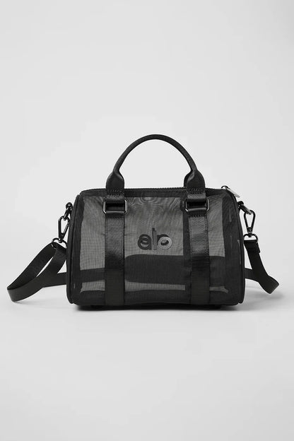 Mini transparent travel bag - Black