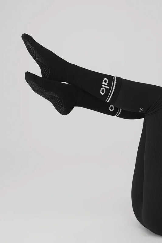 Retro bar socks for women - black