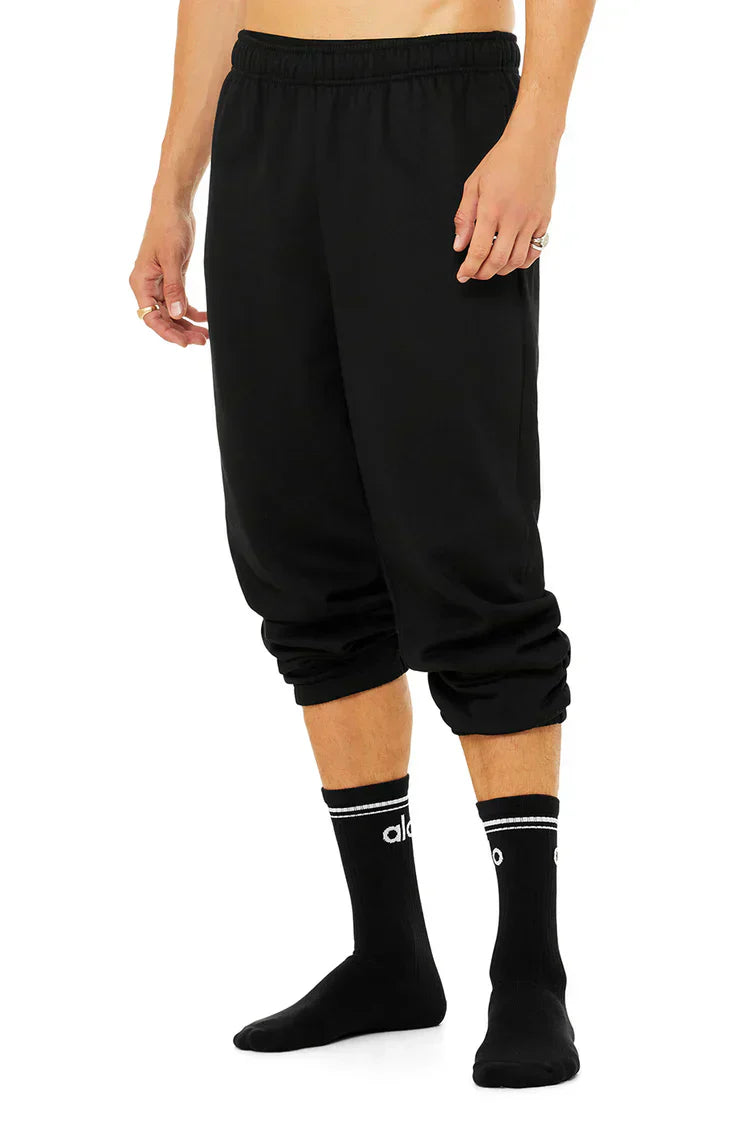 Unisex retro socks black