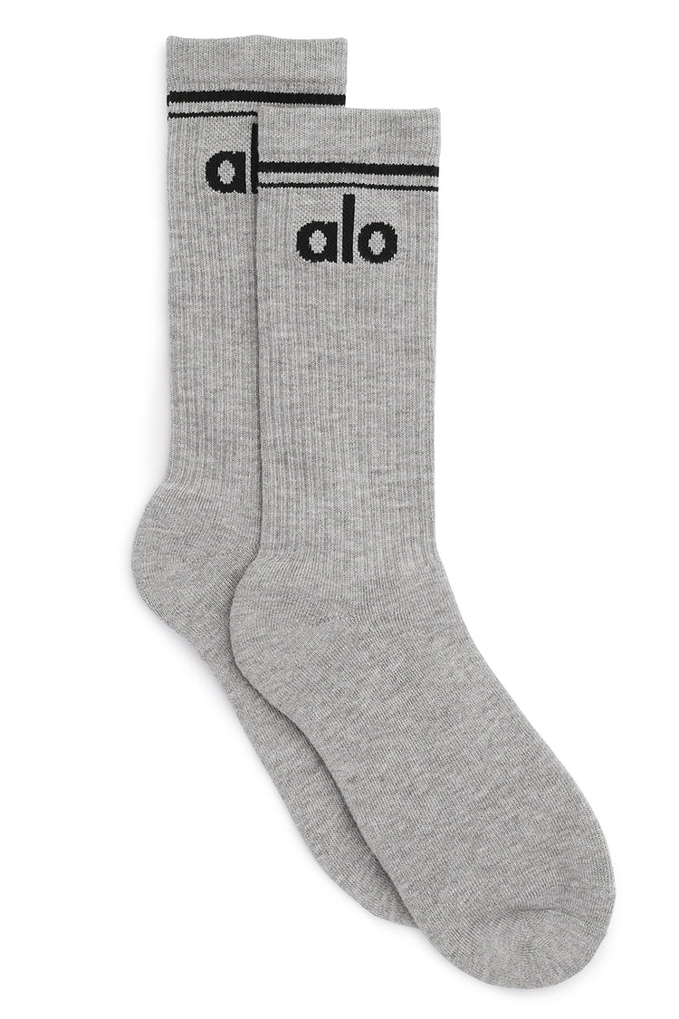 Unisex retro socks gray/black