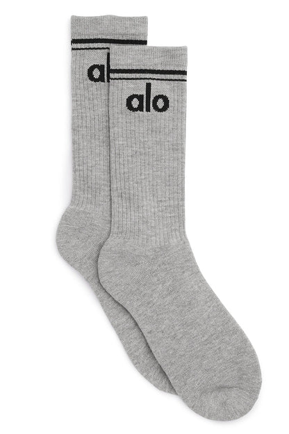Unisex retro socks gray/black