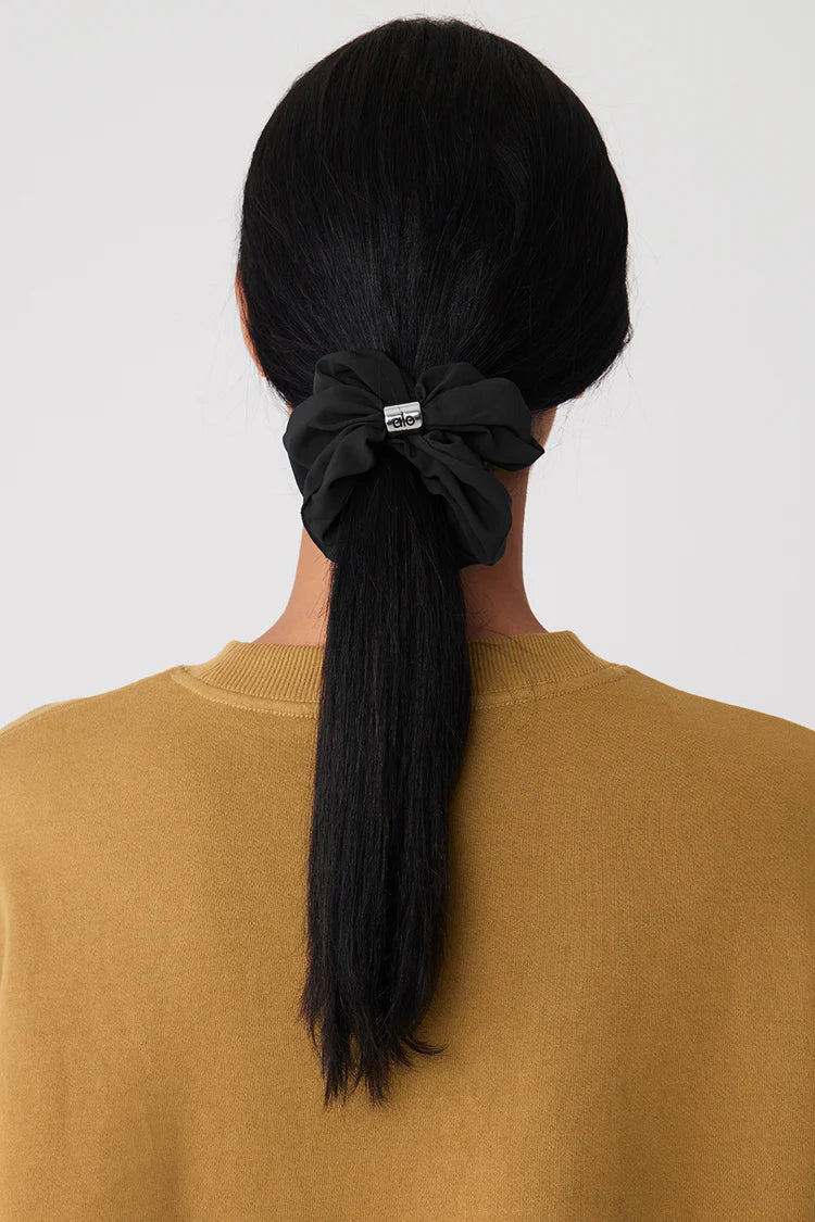 Bead It oversized scrunchie black