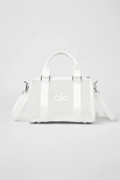 Mini transparent travel bag - White