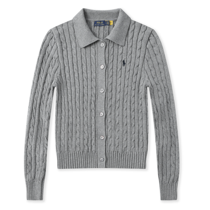 Kabelgebreid Katoenen Vest