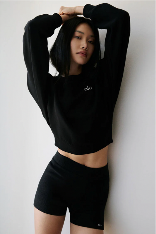 Cropped Accolade Crewneck