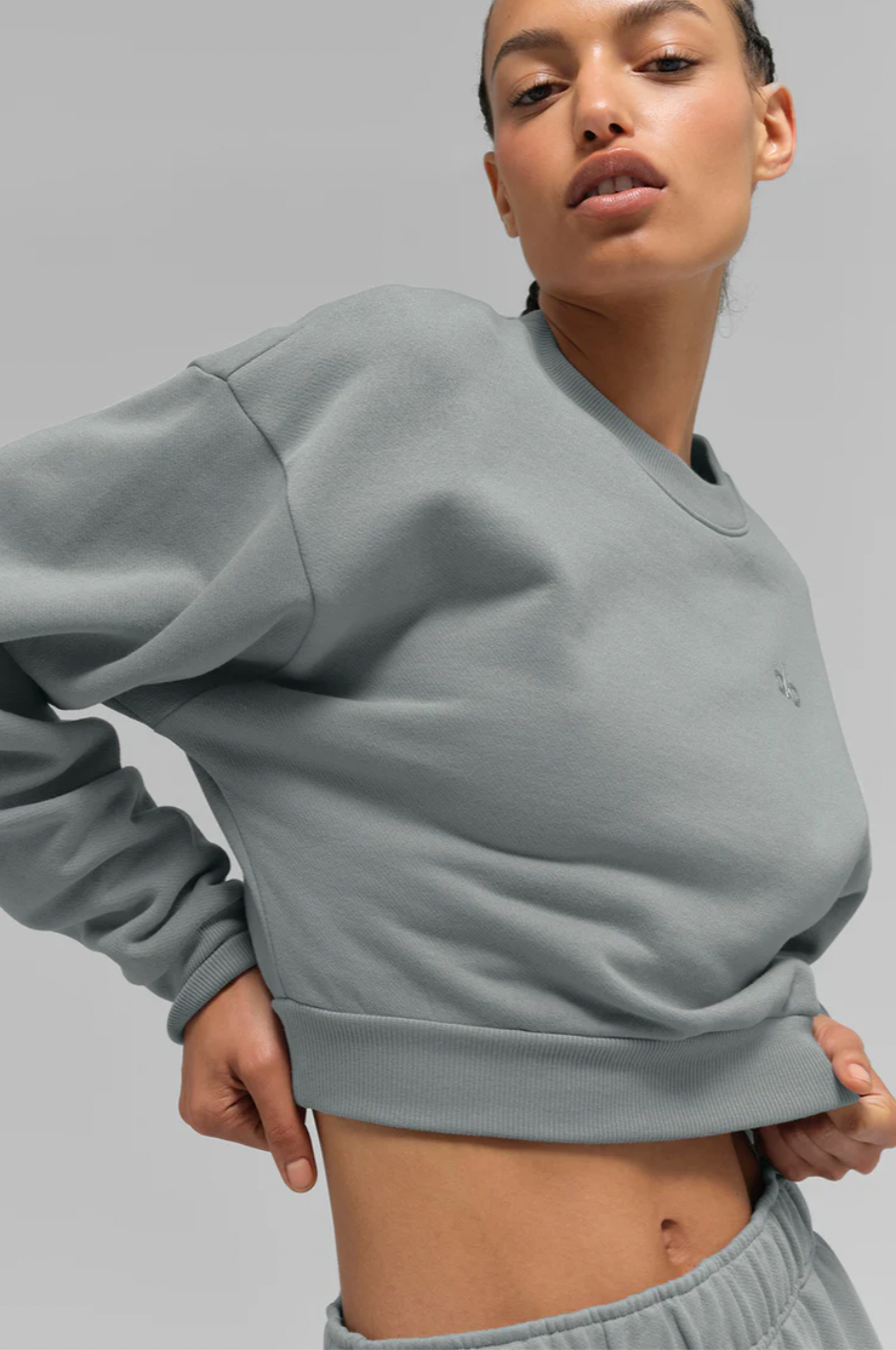 Cropped Accolade Crewneck