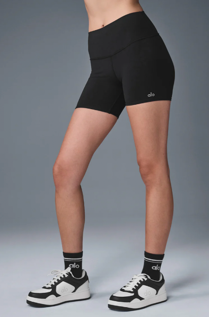 5 inch Airbrush High Waist Biker Short