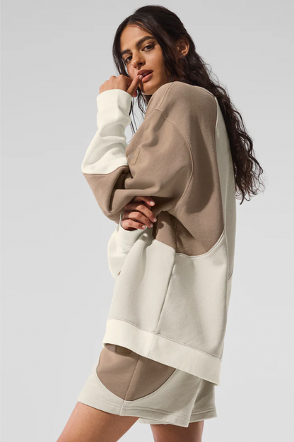 Make Waves crew neck sweater