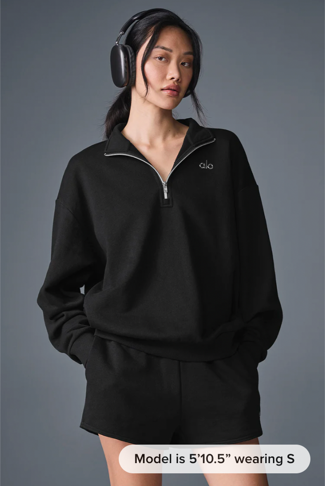 Accolade sweater with 1/4 zip
