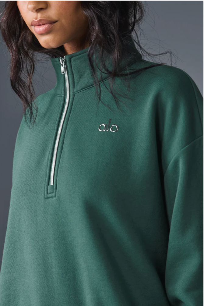 Accolade sweater with 1/4 zip