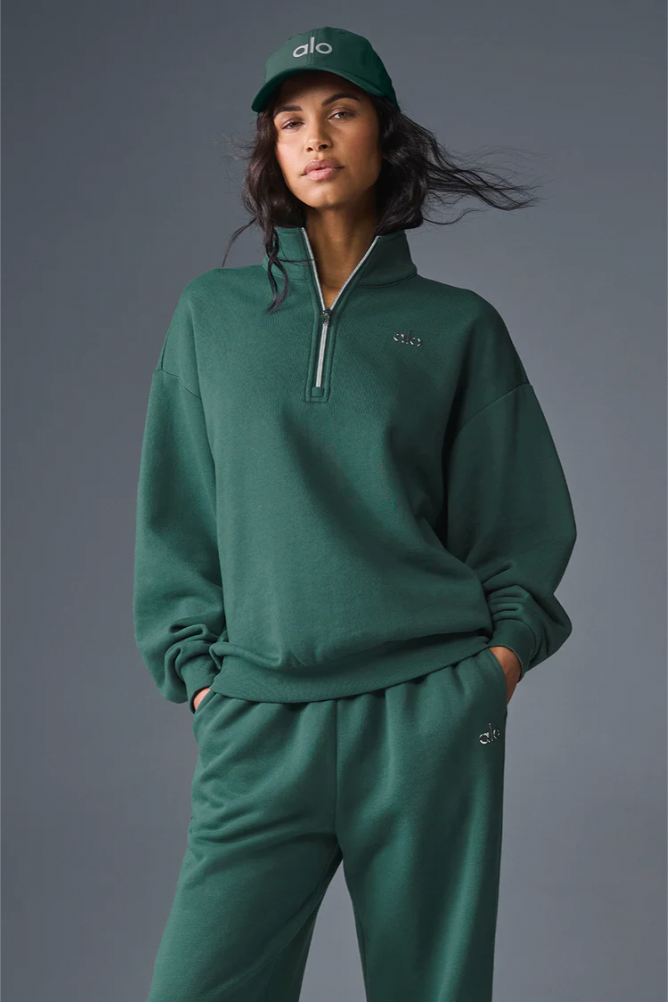 Accolade sweater with 1/4 zip