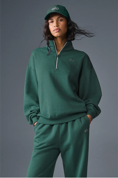 Accolade sweater with 1/4 zip