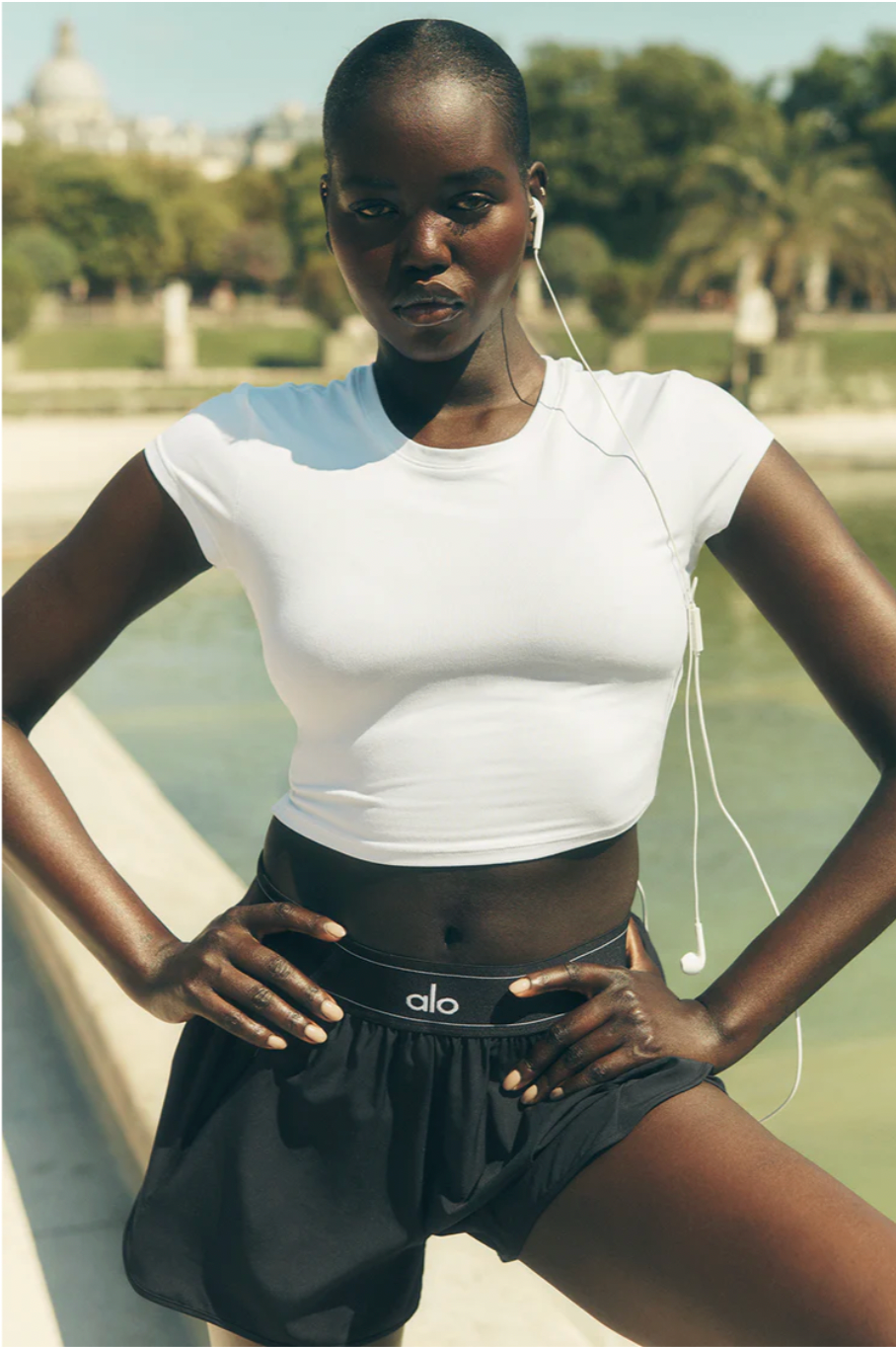 Alosoft Crop Finesse Short Sleeve T-shirt