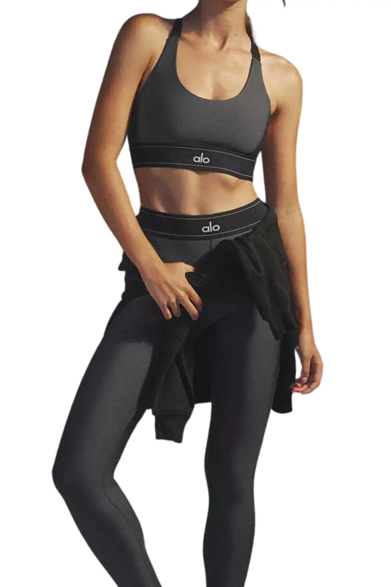 Airlift High-Waist Suit Up Legging - Anthracite/Black