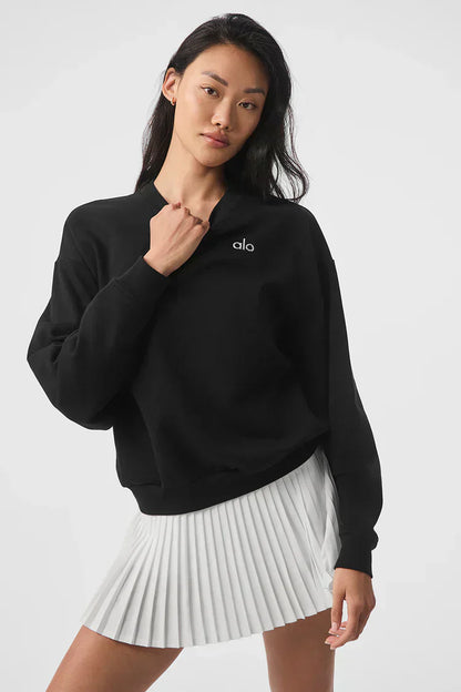 Accolade crew neck sweater - Black