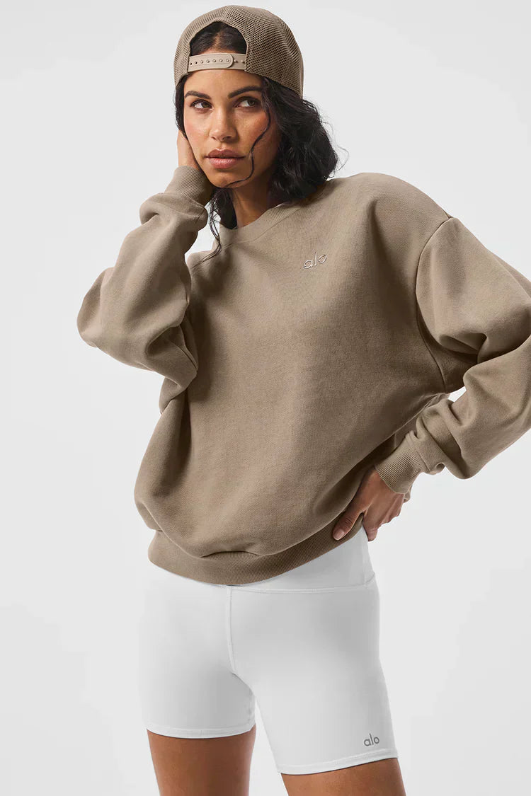 Accolade crew neck sweater, beige