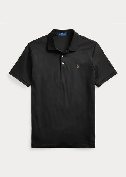 SOFT COTTON POLO – BLACK