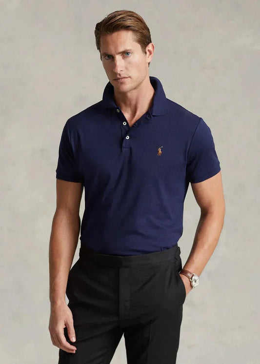 SOFT COTTON POLO – NAVY