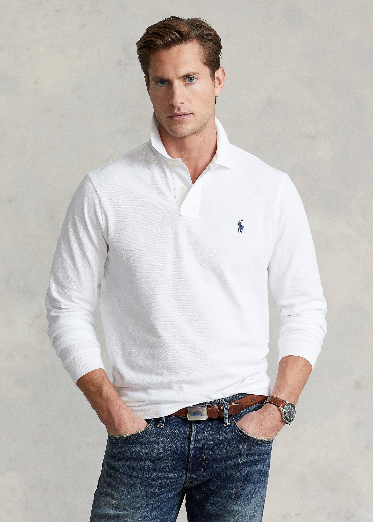 POLO LONG SLEEVE – WHITE