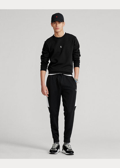 POLO CREWNECK SWEATSHIRT – BLACK