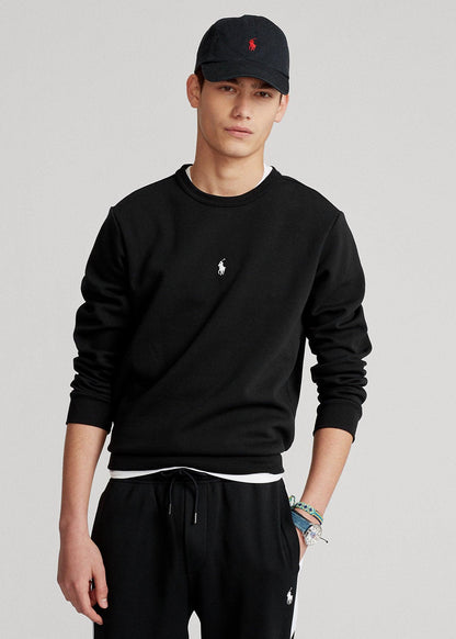 POLO CREWNECK SWEATSHIRT – BLACK